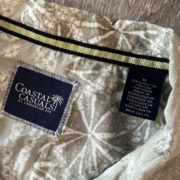 NWT Caribbean Casuals men’s Hawaiian shirt sz M - Picture 4 of 8